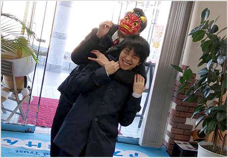 毎年恒例！アストの豆まき