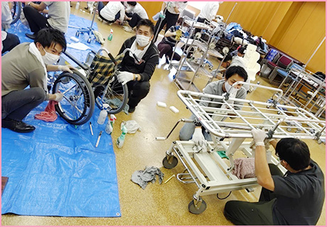 車いす清掃ボランティア